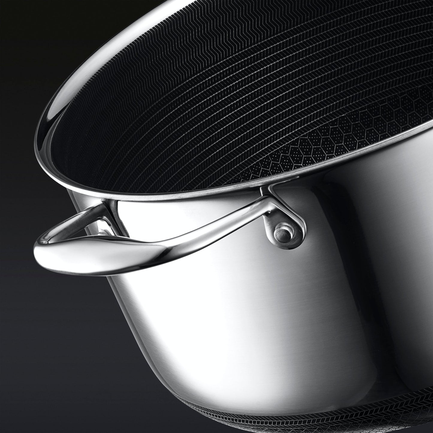6 Piece Hybrid Non - Stick Cooking Pot Set - Titanpan -