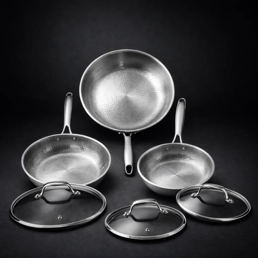 First Titanium Pan TitanPan – Pure Titanium Frying Pan™ Kitchen Set – Titanpan