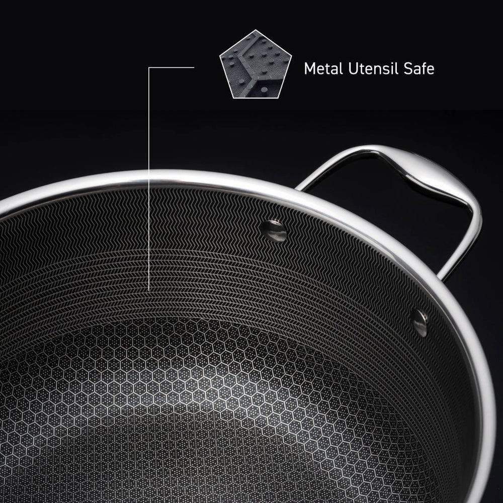 6 Piece Hybrid Non - Stick Cooking Pot Set - Titanpan - 