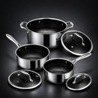 6 - Piece Hybrid Titanium Cookware Set - Titanpan - 