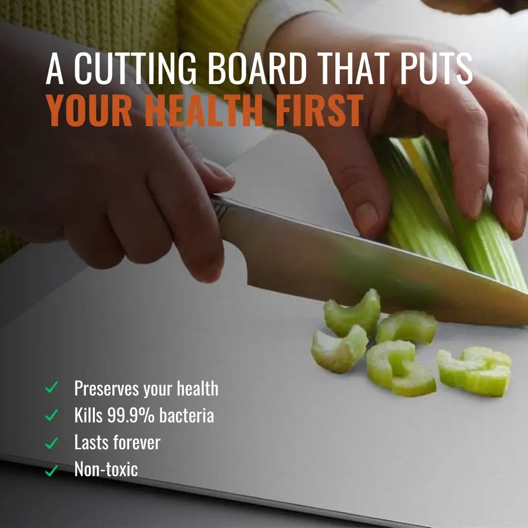 Titanium Cutting Board - Titanpan - Small (S): 29 × 20 cm / 12″ × 8″