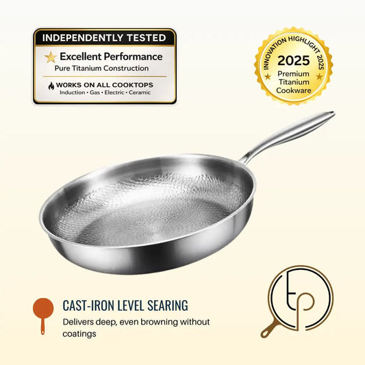 TitanPan – Pure Titanium Frying Pan™ - Titanpan - Small (10.2")