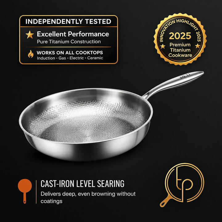 TitanPan – Pure Titanium Frying Pan™ - Titanpan - Small (10.2")