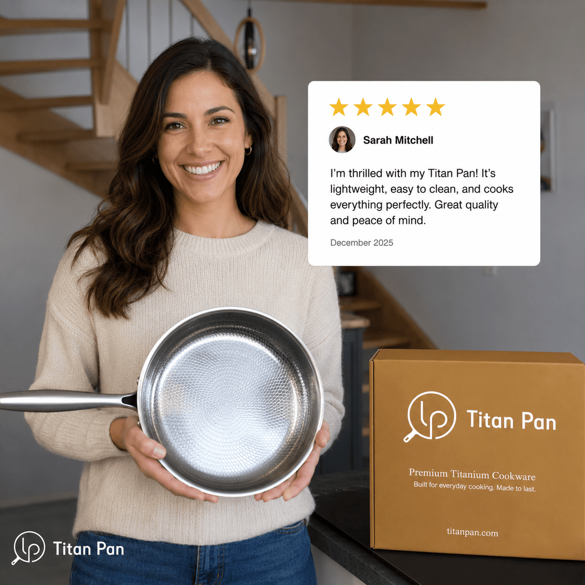 TitanPan® pure titanium pan - Titanpan - Medium 11”