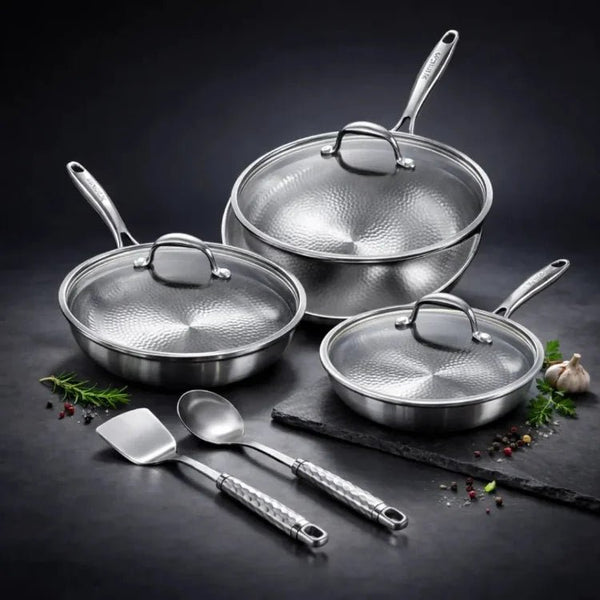TitanPan pure titanium frying pan kitchen set