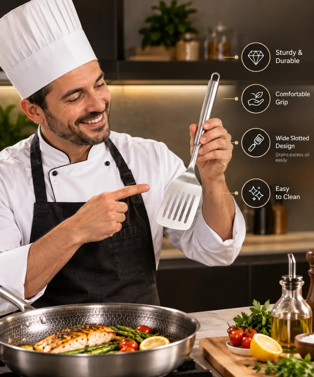 Titanium Slotted Spatula